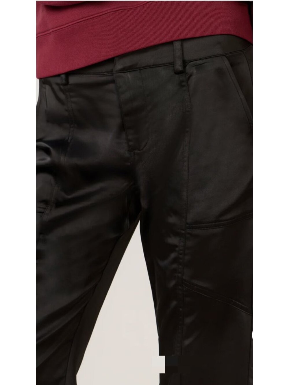 Sanctuary NWT Sahara Satin Pant Size 24 in Black - Picture 2 of 6